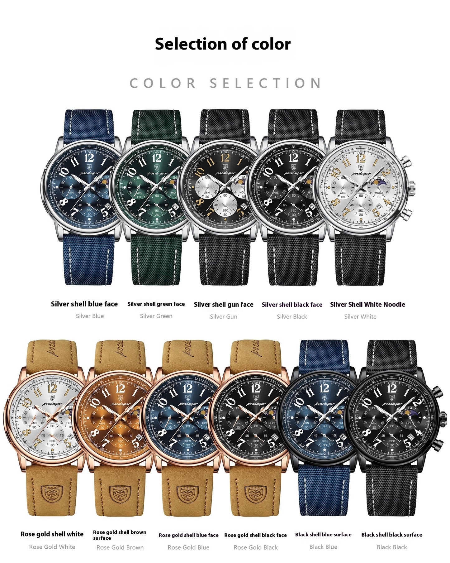 Multifunctional Luminous Quartz Men's Watch