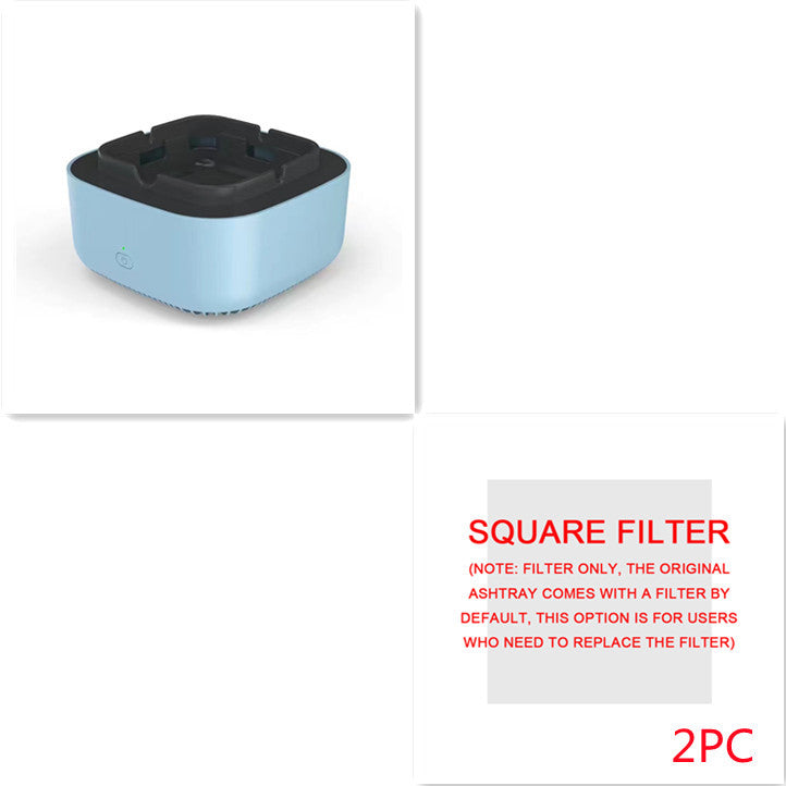 Portable Smoke Removal Ashtray – Automatic Air Purifier with Anion Filtration for Car & Home Use