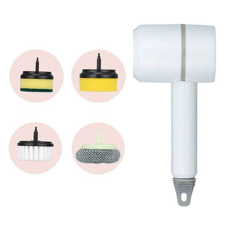 Electric Cleaning Brush – USB Rechargeable, Wireless Scrubber for Dishes, Tiles, Bathtub & Kitchen