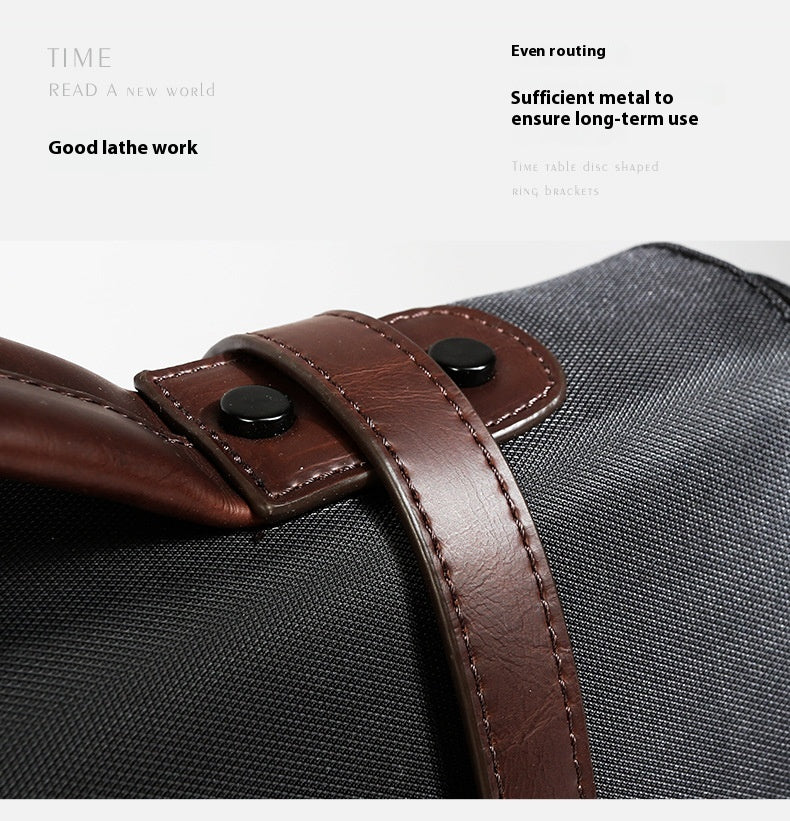 Men's Portable Casual Canvas Shoulder Bag