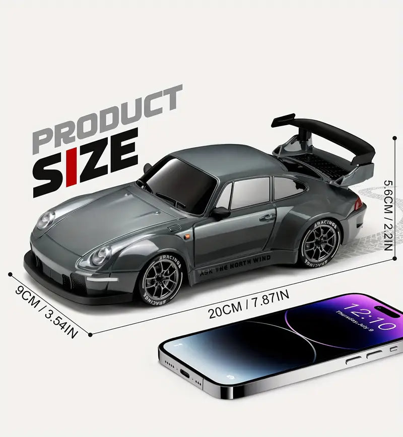 4WD Remote Control Drift Car – 1:24 Mini High-Speed RC Racing Car for Kids & Adults