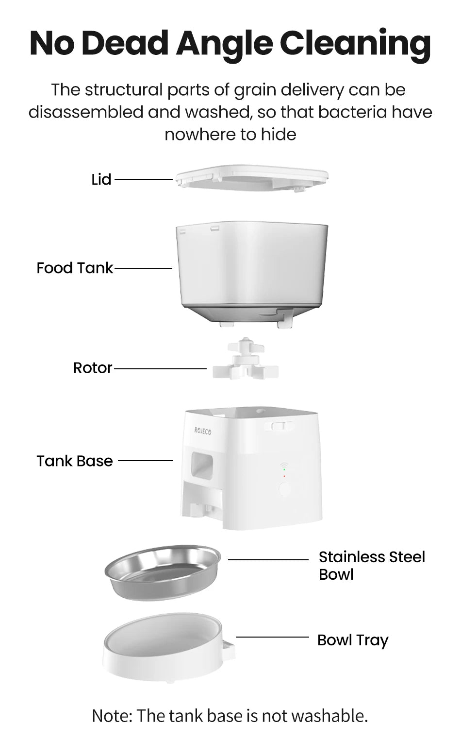 Smart Automatic Pet Feeder – WiFi-Enabled Food Dispenser for Cats & Dogs