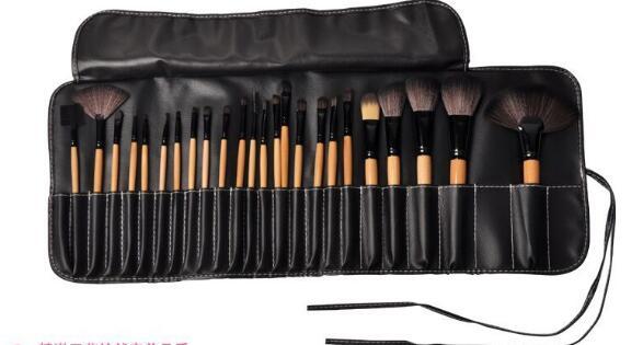 24-Piece Makeup Brush Set – Professional Cosmetics Brushes for Eyebrow, Powder, Foundation, and Eye Shadow