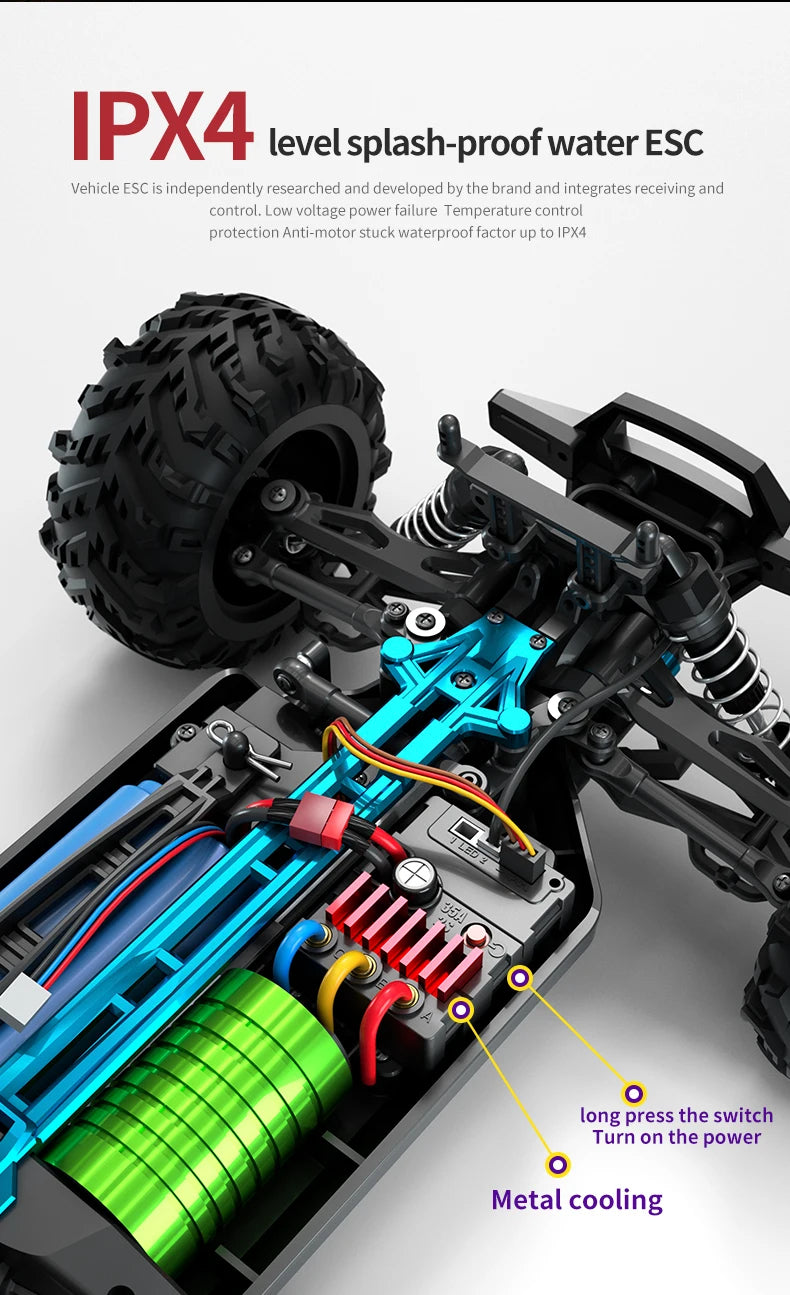OFF Road 4X4 RC High Speed Buggy Truck Super Brushless 50 or 80KM/H Fast Drift Racing
