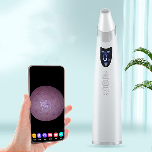 Electric Visual Blackhead Remover – Deep Pore Vacuum Cleaner with HD Camera & App Connectivity