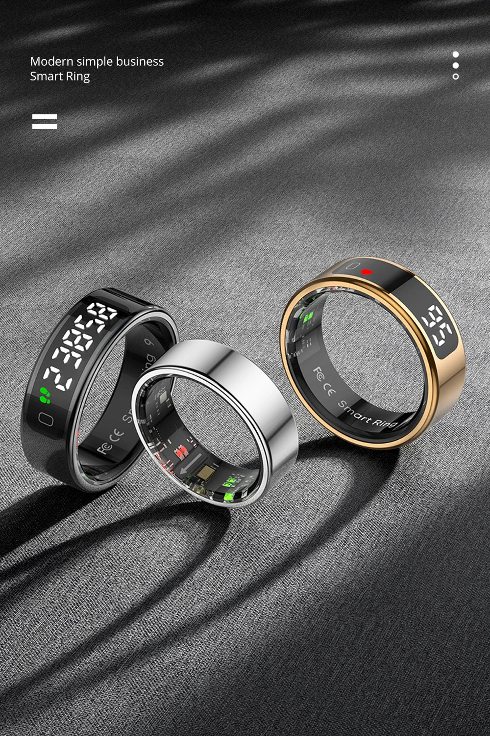 COLMI R12 Smart Ring with Touch Screen