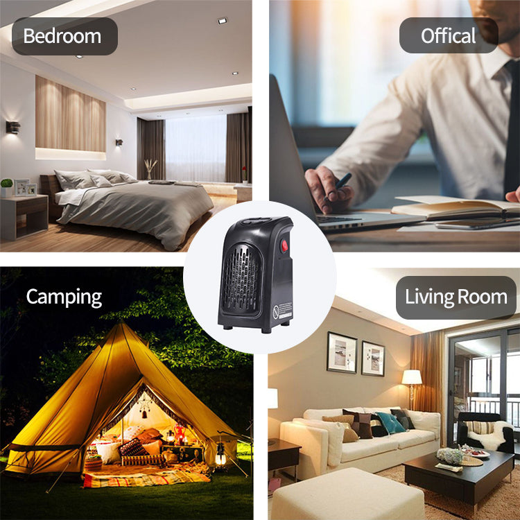 Mini Ceramic Space Heater – Electric Fan Heater for Home, Office & Camping