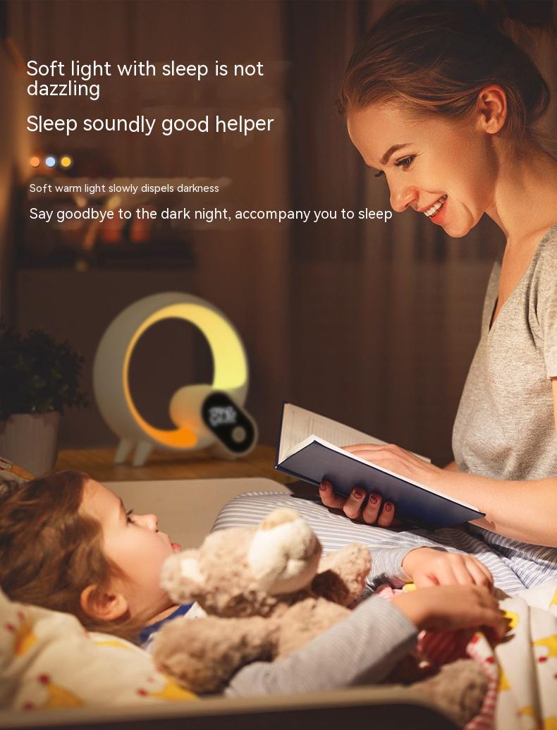 Q-Light Sunrise Alarm Clock – Bluetooth Speaker & Colorful Wake-Up Light