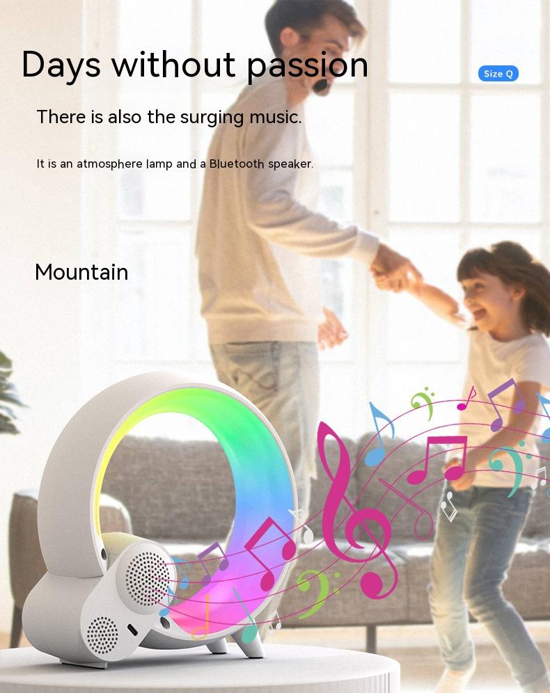 Q-Light Sunrise Alarm Clock – Bluetooth Speaker & Colorful Wake-Up Light