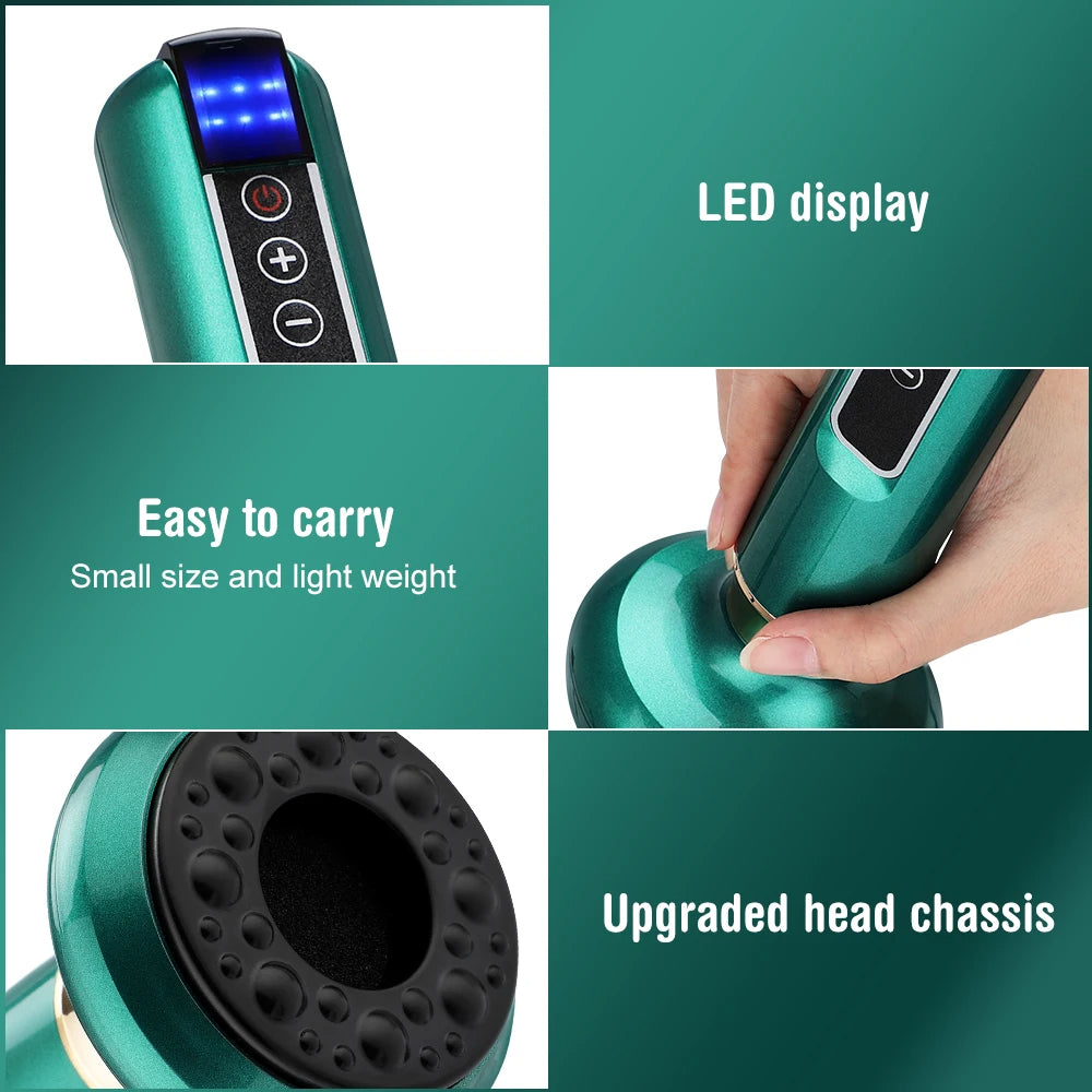 Electric Cupping Massager – Vacuum Suction, Guasha Scraping, Infrared Heat, Anti-Cellulite & Slimming Therapy