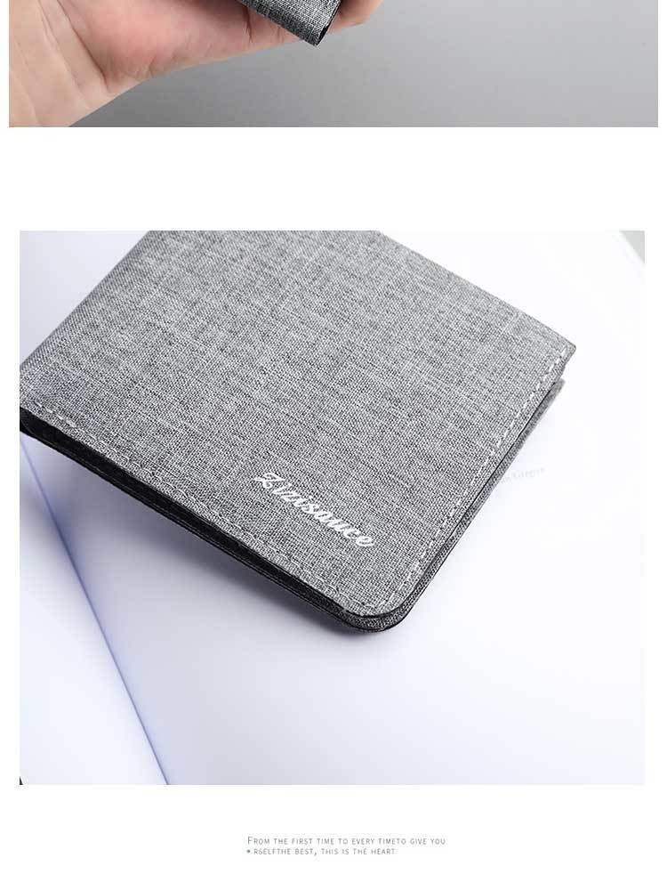 Unisex Anti-Cut Student Wallet – Compact & Casual Urban Style ID Holder | Multi-Functional Mini Card & License Bag