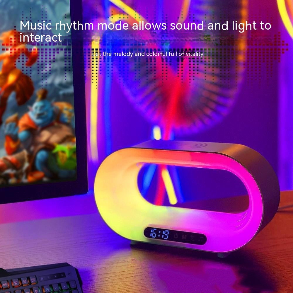 Smart 3-in-1 LED Night Light, Wireless Charger & Alarm Clock with App Control
