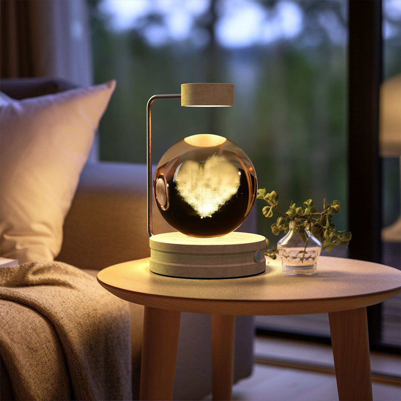 Cosmic Dinosaur Crystal Ball Night Lamp