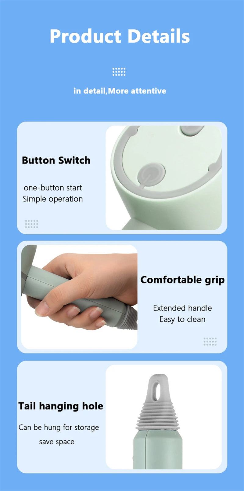 Electric Cleaning Brush – USB Rechargeable, Wireless Scrubber for Dishes, Tiles, Bathtub & Kitchen