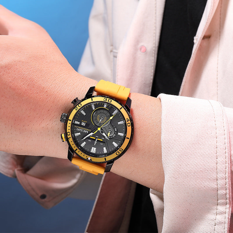 Watch Multi-function Chronograph Calendar Sports Men's Watches