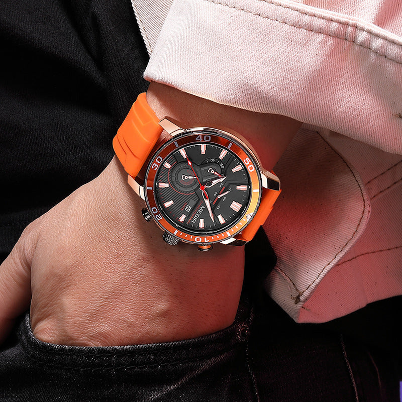 Watch Multi-function Chronograph Calendar Sports Men's Watches