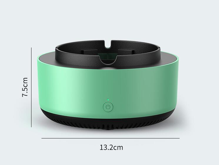 Portable Smoke Removal Ashtray – Automatic Air Purifier with Anion Filtration for Car & Home Use