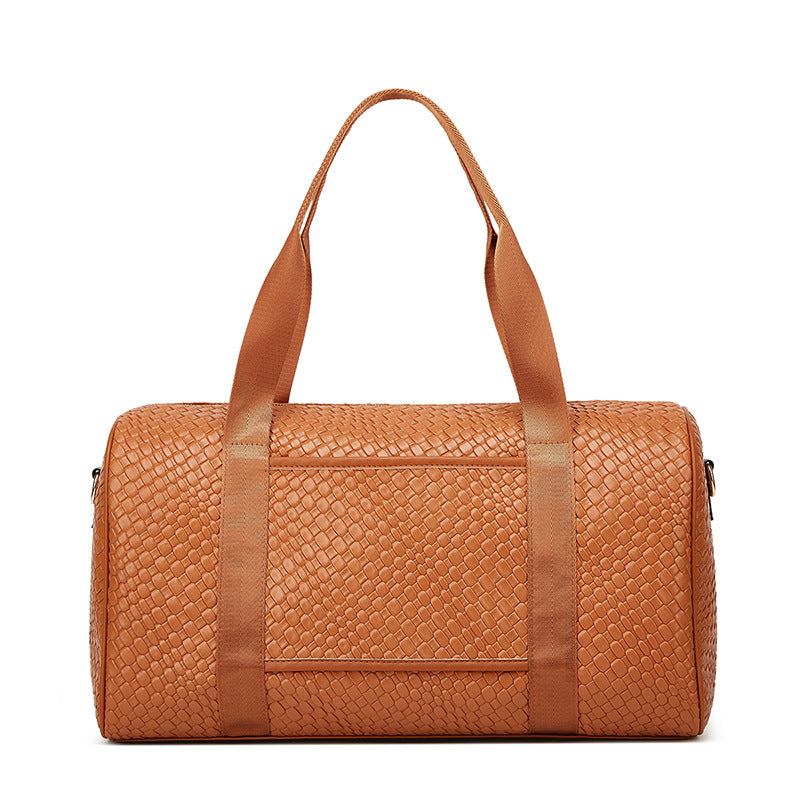 Women's Business Travel Bag – Stylish 3-Piece PU Leather Shoulder & Gym Bag Set | 36–55L Capacity