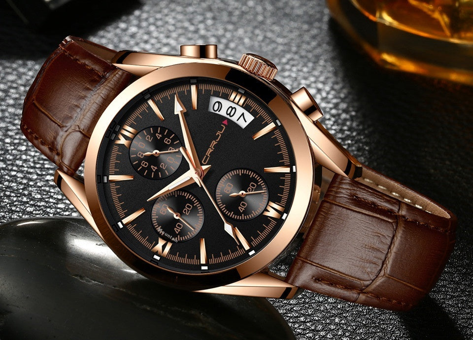 Men's Multi-functional Watch New Belt Business Leisure