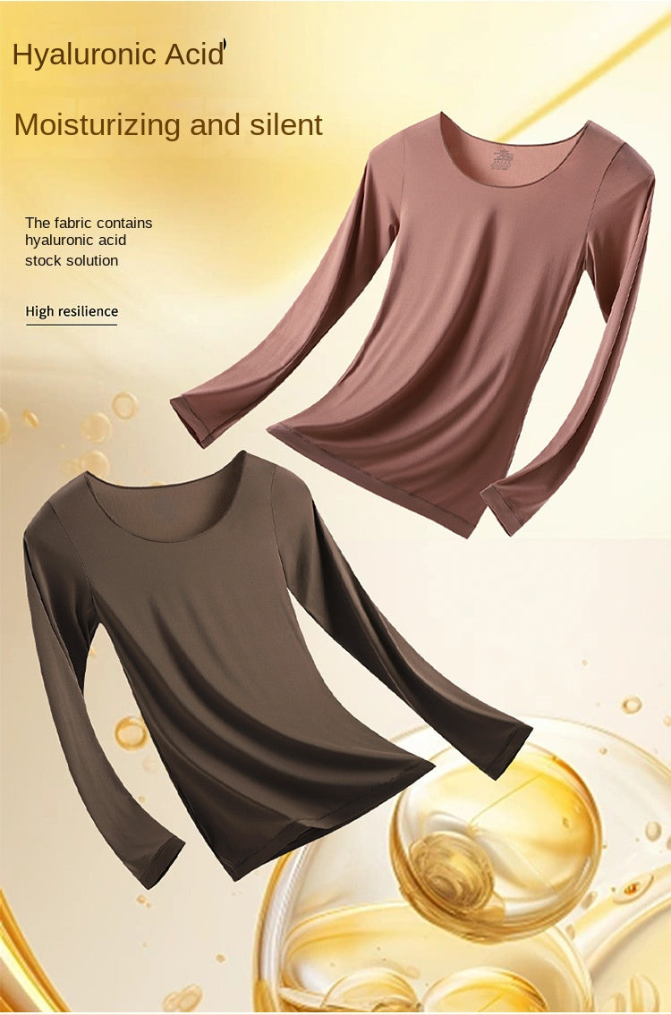 Moisturizing Thermal Long Johns for Women – Hyaluronic Acid Base Layer
