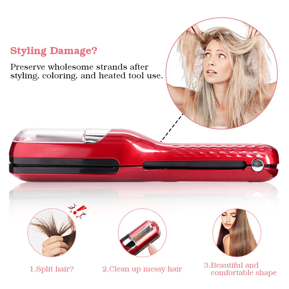 Rechargeable Cordless Split End Trimmer – Repair & Hair Care Treatment