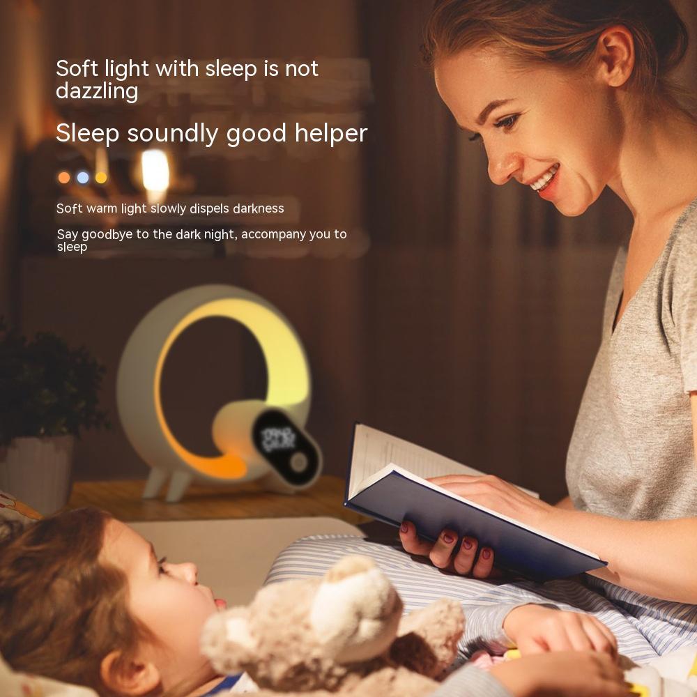 Q-Light Sunrise Alarm Clock – Bluetooth Speaker & Colorful Wake-Up Light