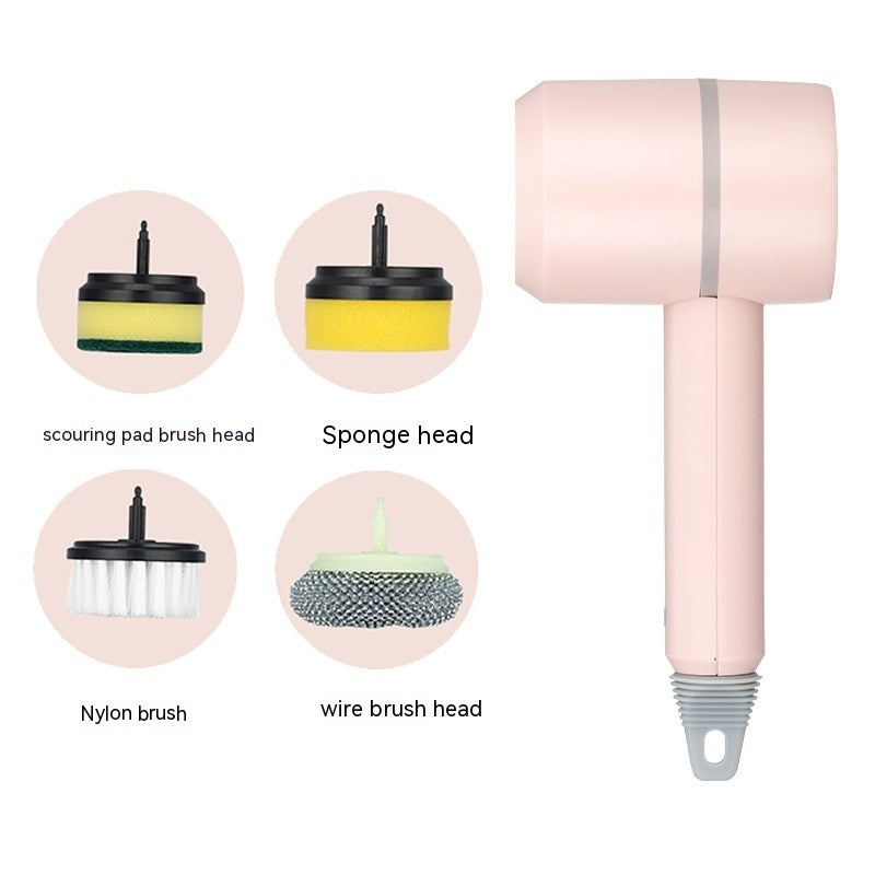 Electric Cleaning Brush – USB Rechargeable, Wireless Scrubber for Dishes, Tiles, Bathtub & Kitchen