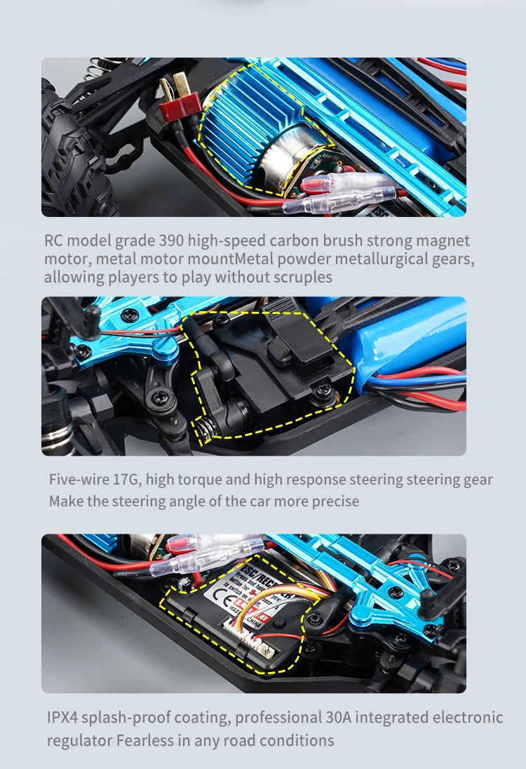 OFF Road 4X4 RC High Speed Buggy Truck Super Brushless 50 or 80KM/H Fast Drift Racing