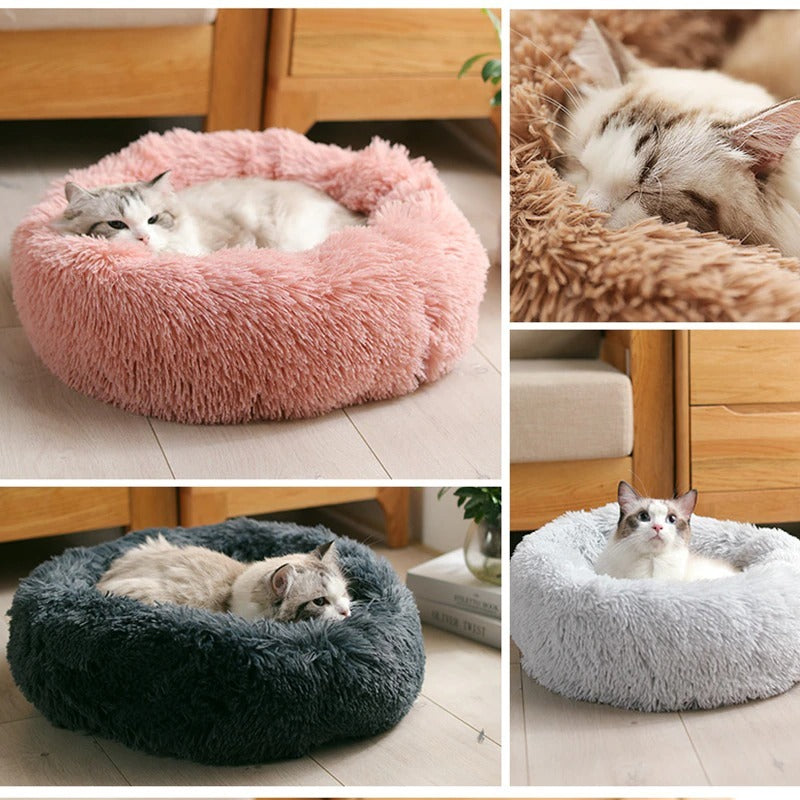 Super Soft Plush Dog & Cat Bed – Washable Deep Sleep Pet Sofa Mat with Anti-Slip Bottom