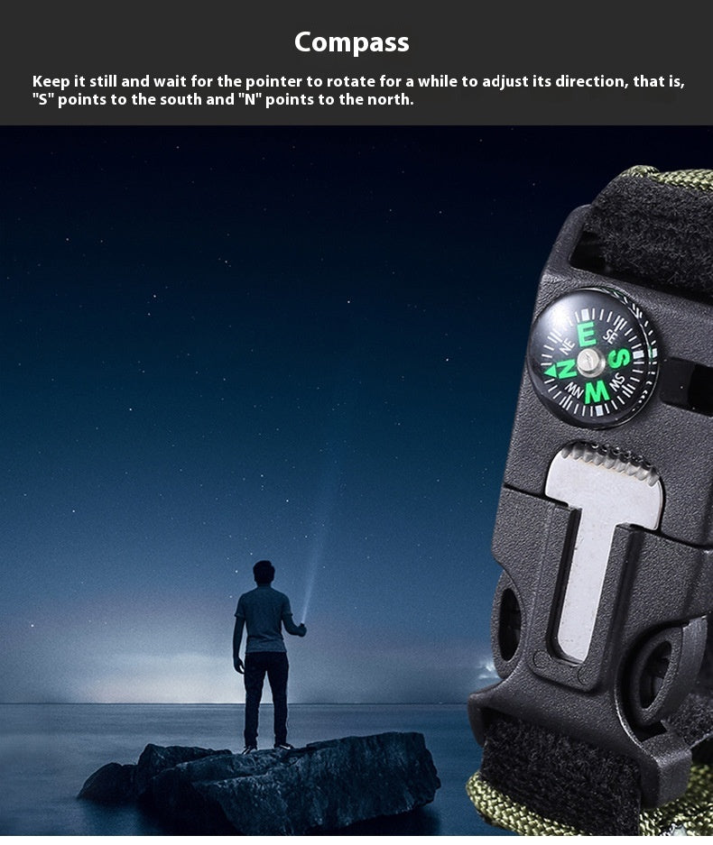 Multifunctional Waterproof Sports Watch for Men – Outdoor Tactical & Mountaineering