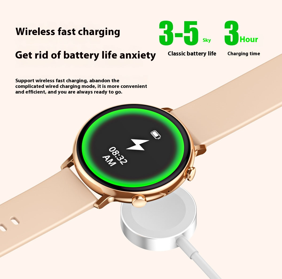 Bluetooth Calling Sports Health Step Counting Smart Watch