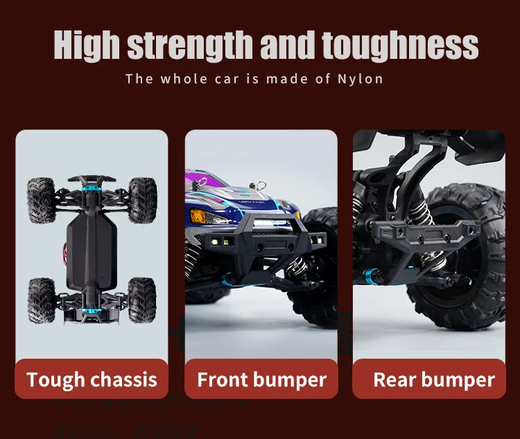 OFF Road 4X4 RC High Speed Buggy Truck Super Brushless 50 or 80KM/H Fast Drift Racing