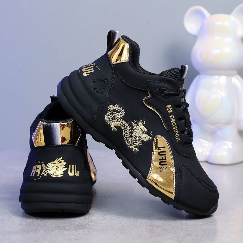 Unisex Lightweight Fashion Sneakers – Breathable, Thick Sole, Trendy Sports Shoes for Outdoor & Everyday Comfort