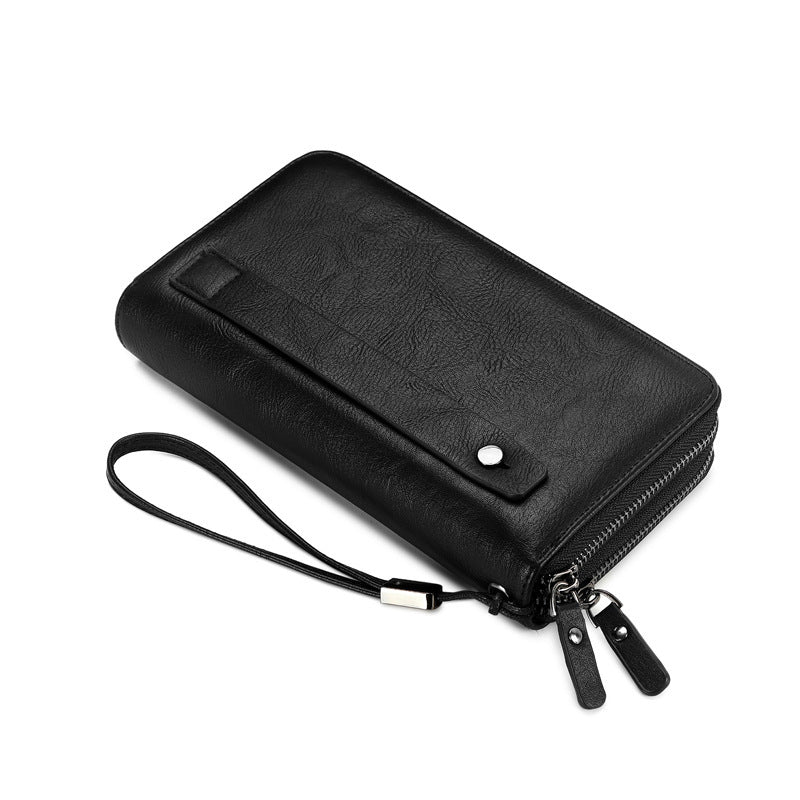 Men's Anti-theft RFID Multifunctional Wallet – PU Leather, Secure, and Stylish