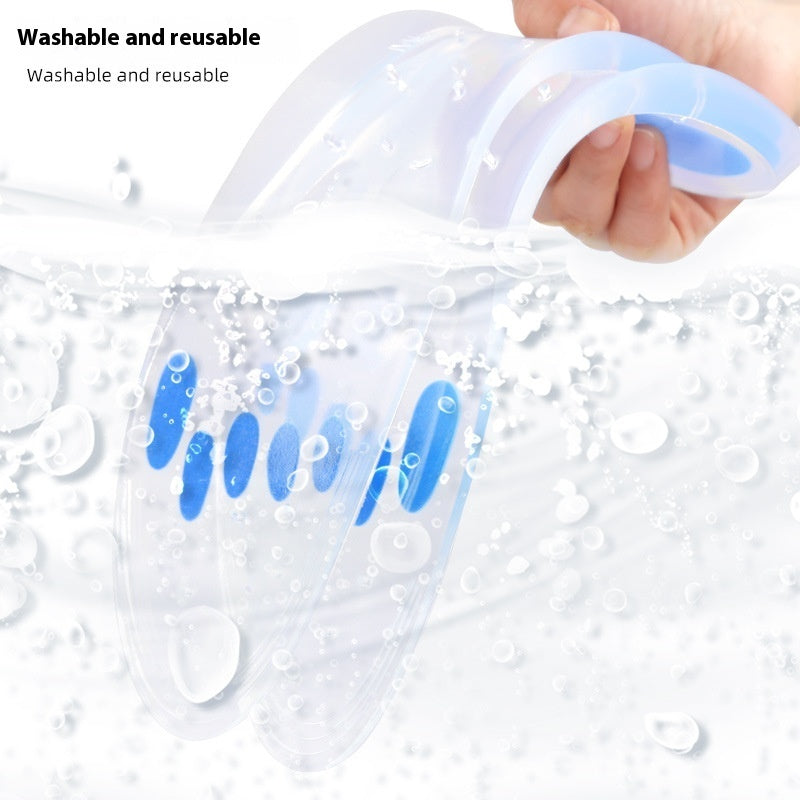 Silicone Shock Absorbing Insoles – Soft Pressure Relief Full Pads | Unisex Sizes EU 35–46