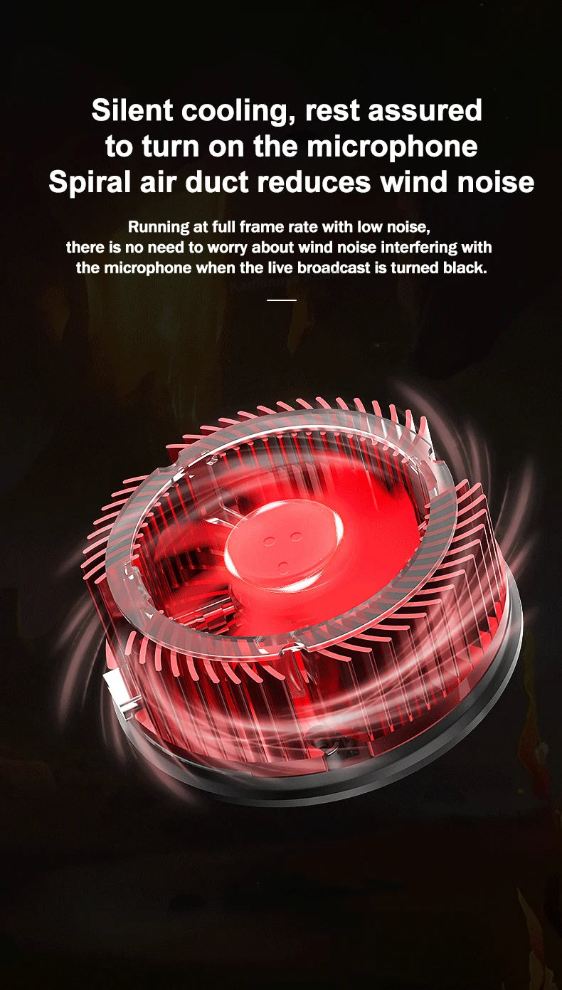 MEMO CX08 Pro Magnetic Phone Cooler – 9V2A Semiconductor Cooling Fan Radiator for Gaming | Universal Mobile Heat Sink for PUBG, COD & More
