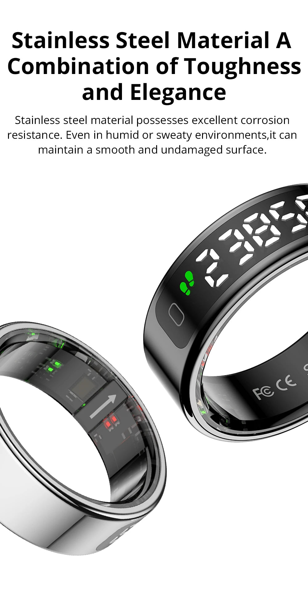 COLMI R12 Smart Ring with Touch Screen