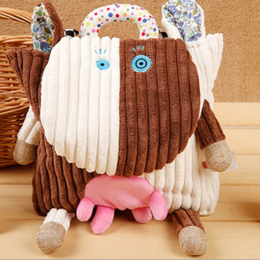 Children’s Cartoon Cow School Bag – Plush Animal Backpack for Kids | Breathable & Wear-Resistant