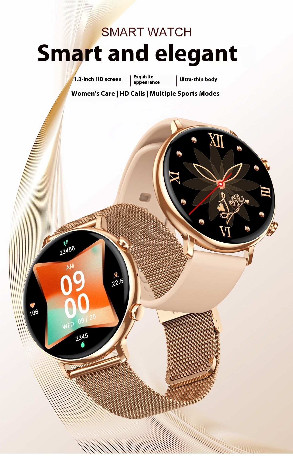Bluetooth Calling Sports Health Step Counting Smart Watch