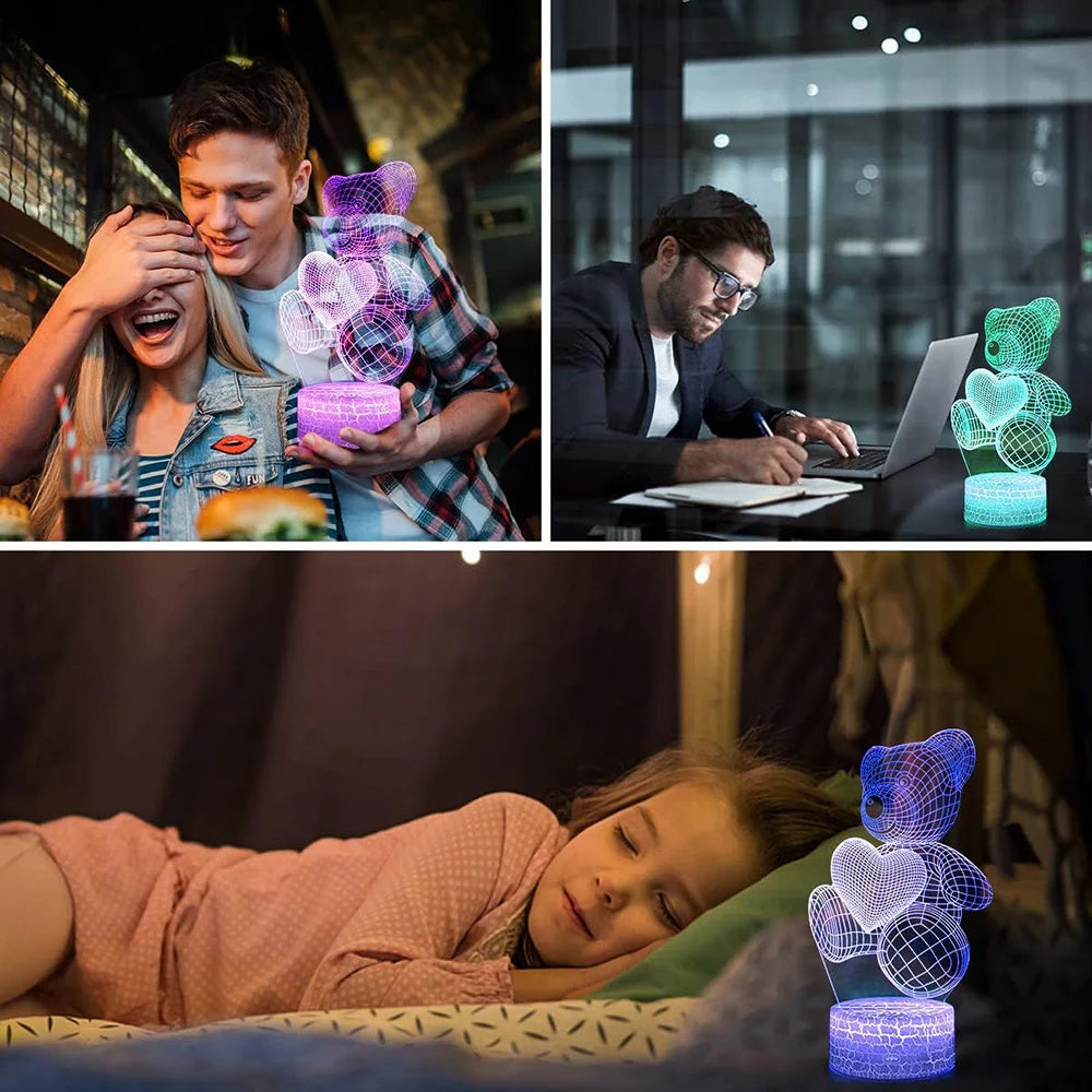 3D Acrylic LED Night Lamp