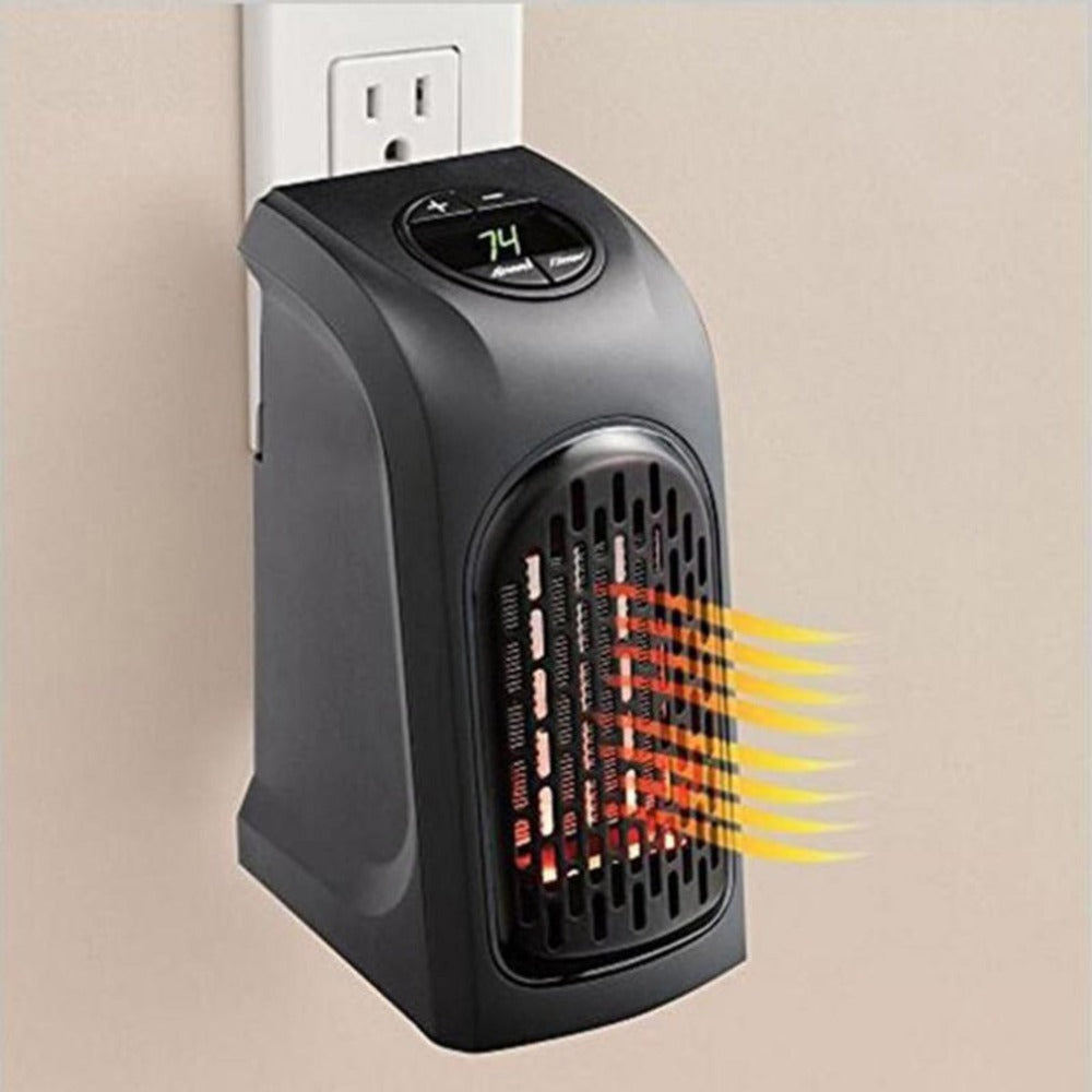 Mini Ceramic Space Heater – Electric Fan Heater for Home, Office & Camping