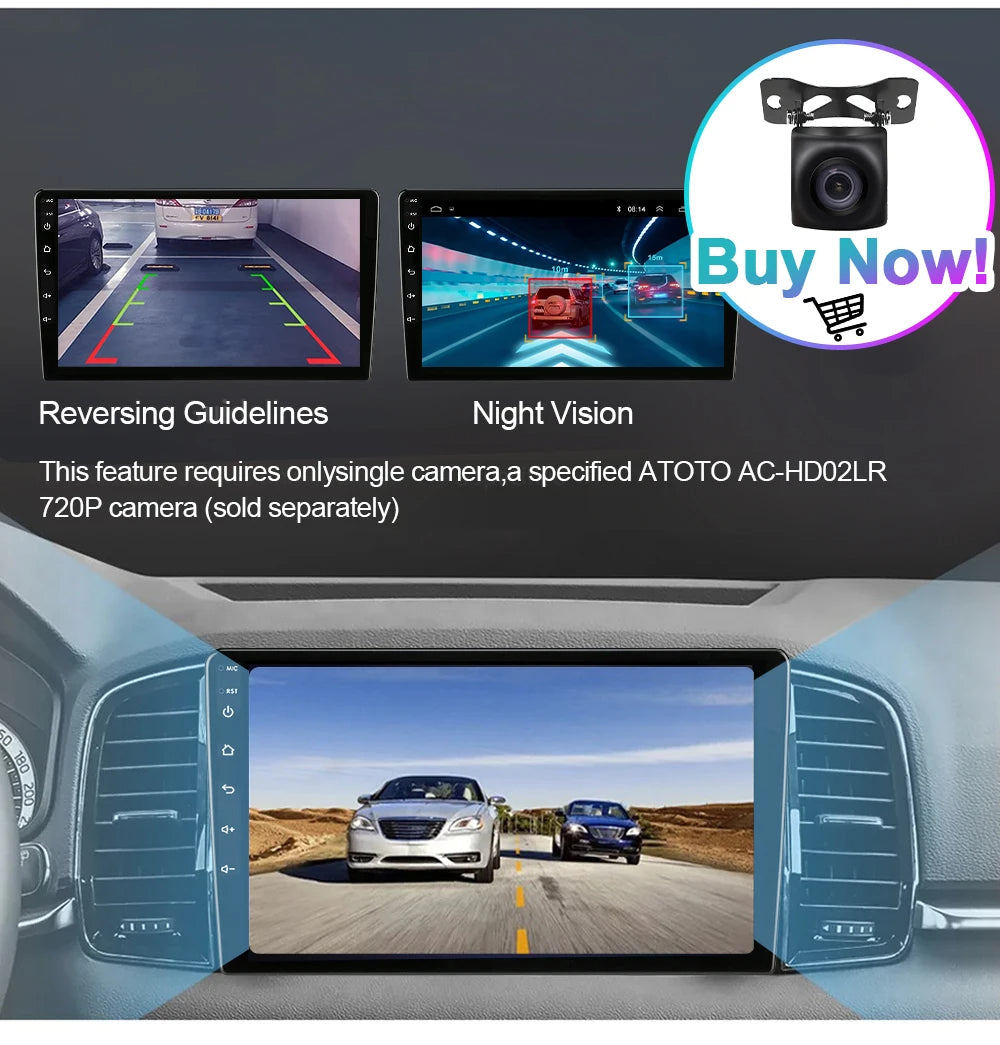 LEHX QLED Wireless CarPlay & Android Auto Car Stereo – 4G LTE, GPS, DSP, BT5.0, Cooling Fan, Split Screen, AI Voice, Rear Camera Support