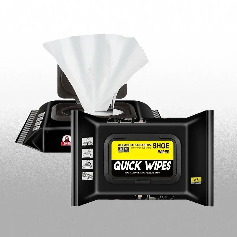 12–60Pcs Disposable Shoe Cleaning Wipes – Portable Wet Wipes for White Sneakers | VIE LENTE
