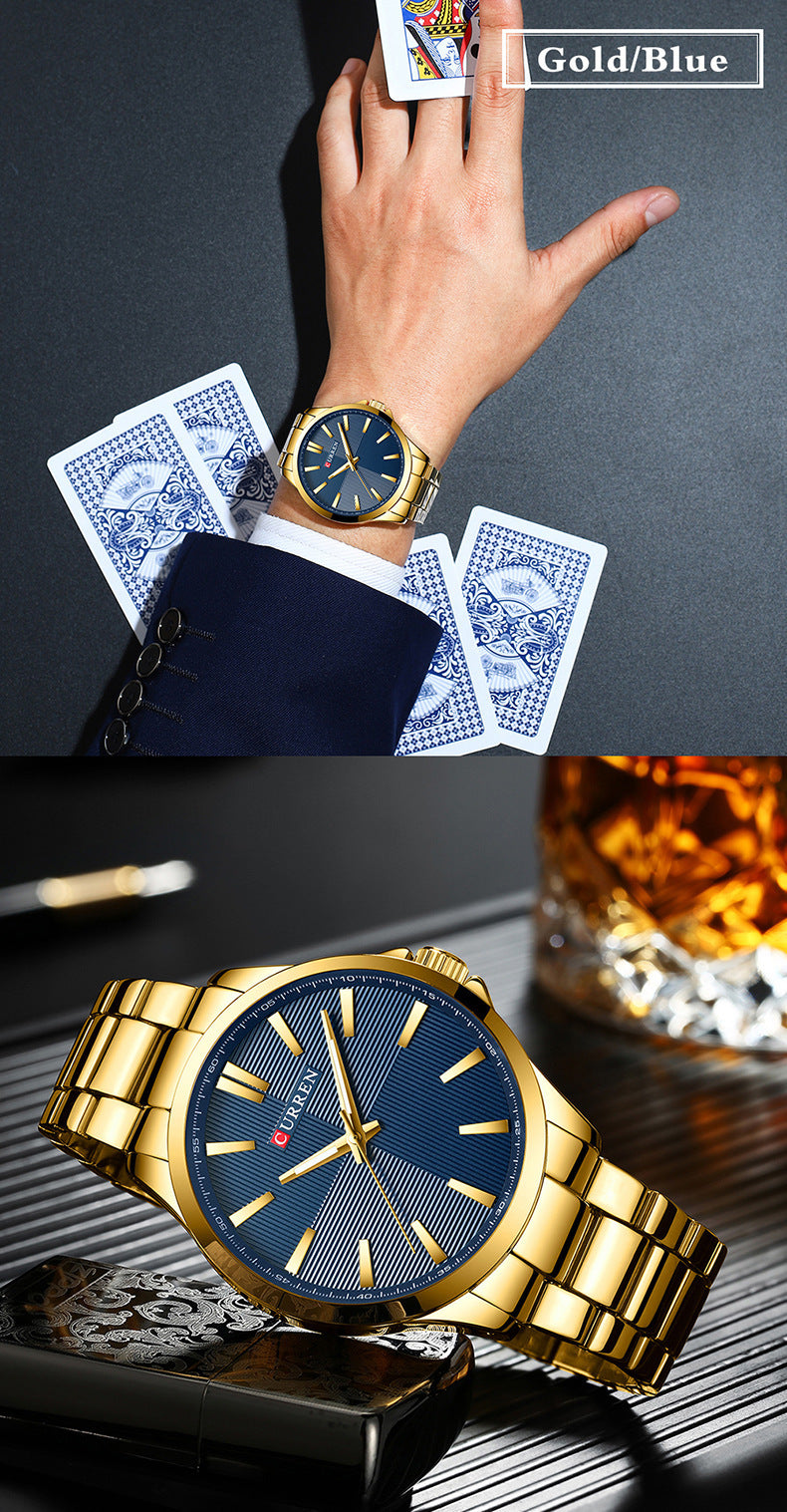 Men's Waterproof Quartz Business Casual Watch