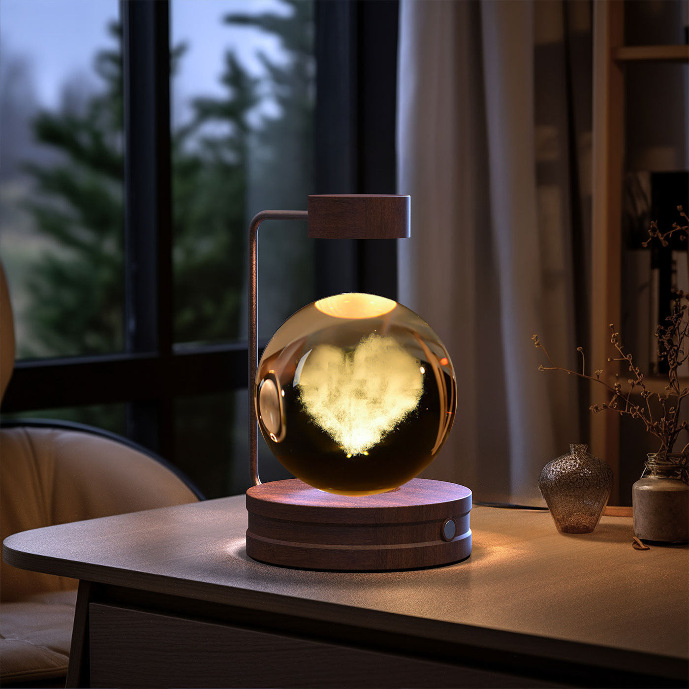 Cosmic Dinosaur Crystal Ball Night Lamp