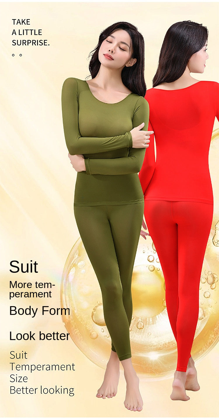 Moisturizing Thermal Long Johns for Women – Hyaluronic Acid Base Layer