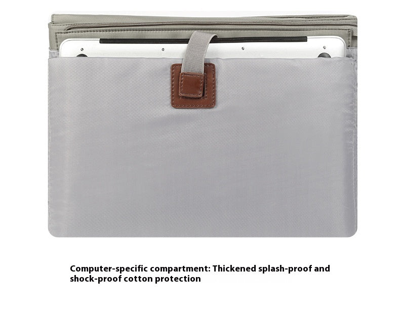 Men's Portable Casual Canvas Shoulder Bag