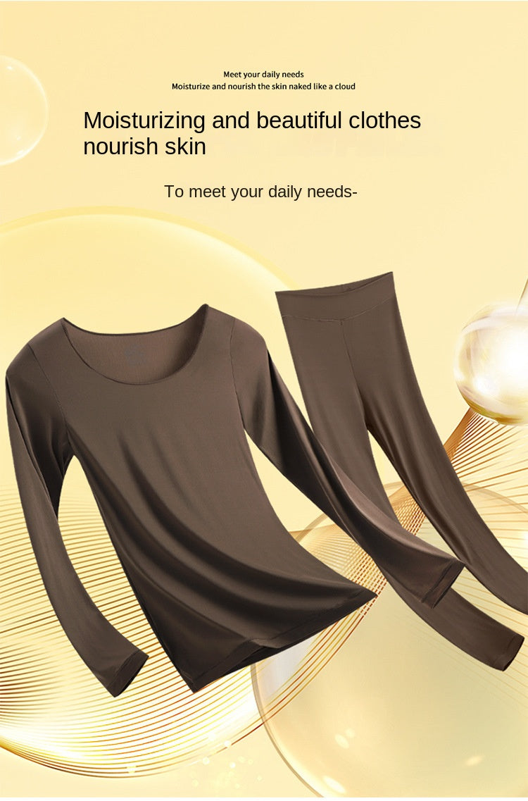 Moisturizing Thermal Long Johns for Women – Hyaluronic Acid Base Layer