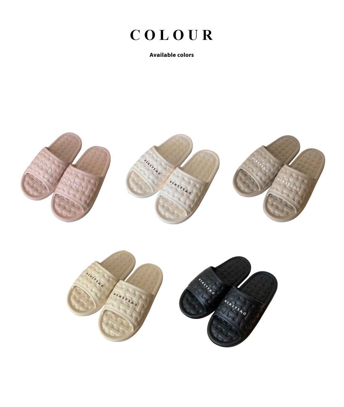 Women's Woven Plaid Soft Bottom Slippers – Cozy EVA Indoor Flip Flops