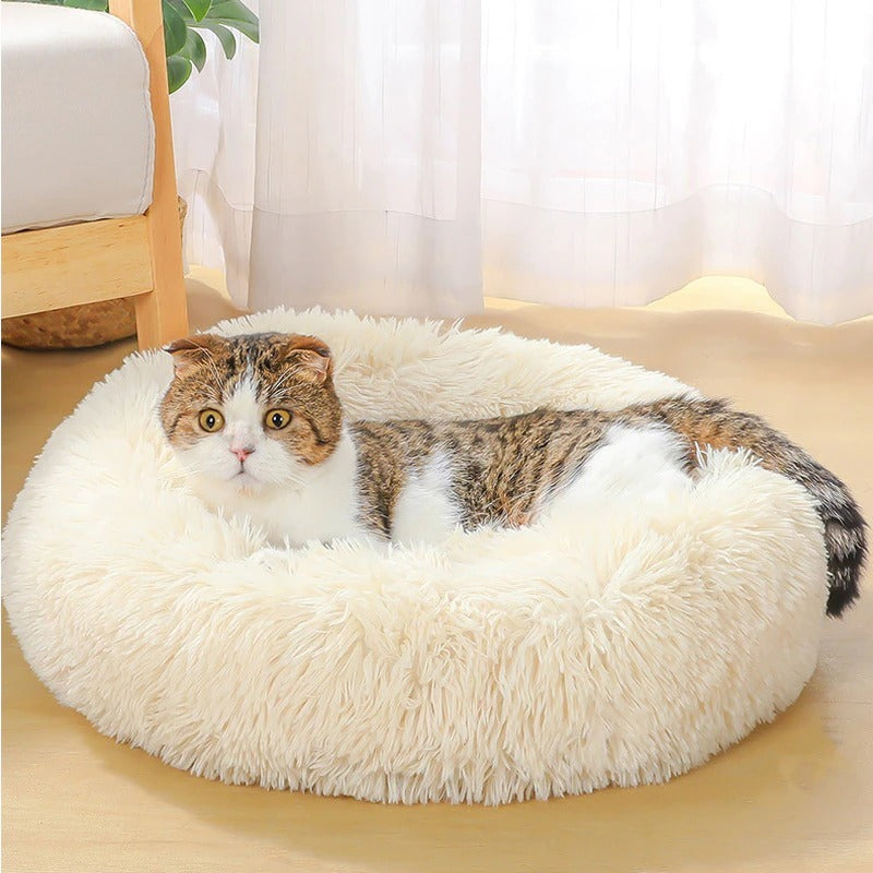 Super Soft Plush Dog & Cat Bed – Washable Deep Sleep Pet Sofa Mat with Anti-Slip Bottom